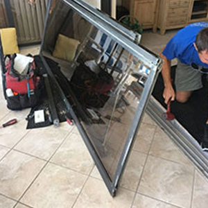 sliding glass door frame repair Navarre